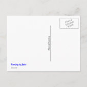 Ruderschlag sieben folgen uns postkarte (Rückseite)