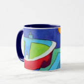 Rudersport-Boots-Tasse 1 Tasse (Vorderseite Links)