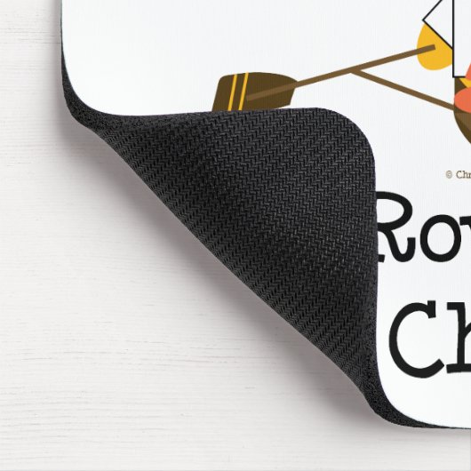 Rudersport-Küken Mousepad (Ecke)