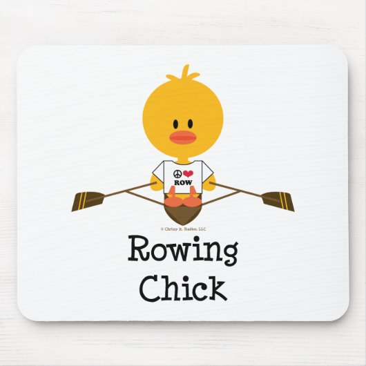 Rudersport-Küken Mousepad (Vorne)