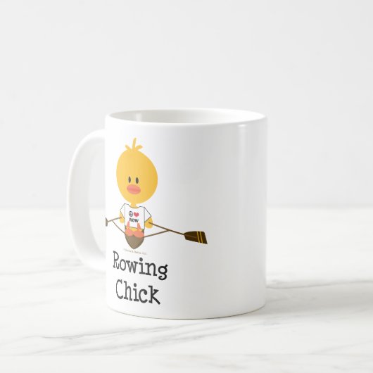 Rudersport-Küken-Tasse Kaffeetasse (Vorderseite Links)