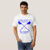 Rudersport meme (blau) T-Shirt (Vorne ganz)