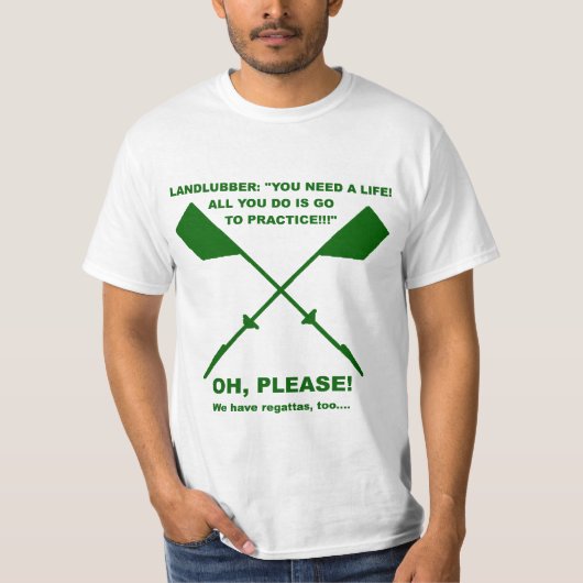 Rudersport Meme (Waldgrün) T-Shirt (Vorderseite)