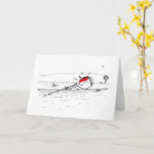 Rudersport Robin Karte (Gelbe Blume)