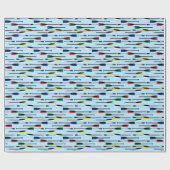 Rudersport-Ruder Geschenkpapier (Flach)