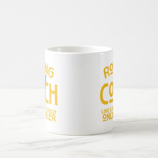 Rudersport-Trainer-Trainer-humorvolle Kaffee-Tasse Kaffeetasse (Mittel)
