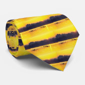 Rudersport-Training am Sonnenuntergang Krawatte (Gerollt)