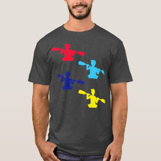 Ruderstil des Shirts