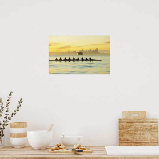 Ruderteam 2 poster (Küche)