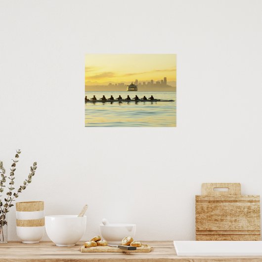 Ruderteam 2 poster (Küche)