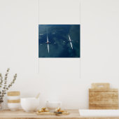 Ruderteam Poster (Küche)