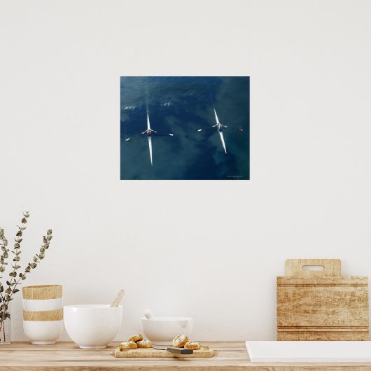 Ruderteam Poster (Küche)