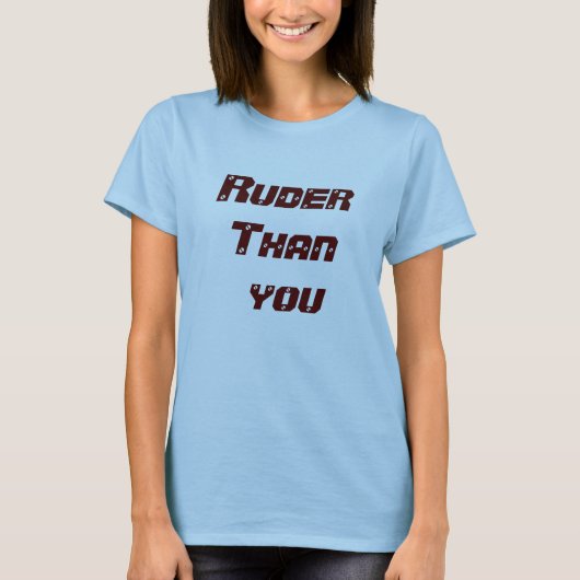 RuderThan T-Shirt (Vorderseite)