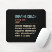 Rudertrainer-Definition Mousepad (Mit Mouse)