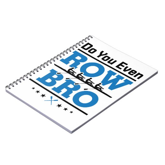 Ruderturm der Crew Sie sogar Row Bro Notizblock (Linke Seite)