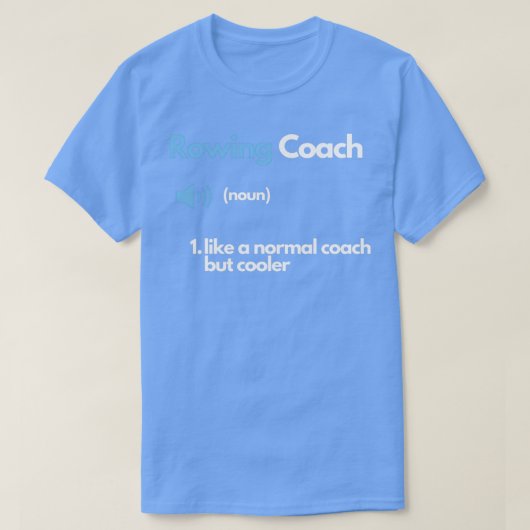 Ruderwagen Funny Definition T-Shirt (Design vorne)