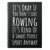 Ruderweihnachtsgeschenke Rower Crew Notizblock (Vorderseite)