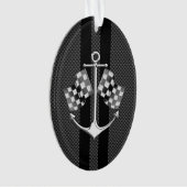 Ruderwettkampf nautisch in der schwarzen ornament (Vorderseite)