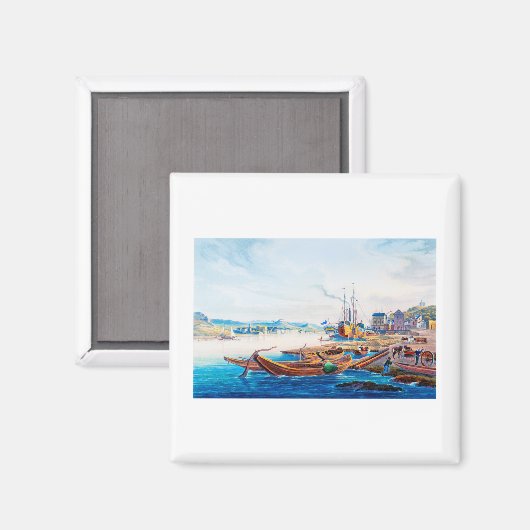 Rüdesheim, Deutschland 01A Magnet (Vorderseite/Rückseite)