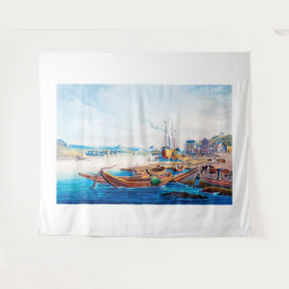 Rüdesheim, Deutschland 01A Wandteppich