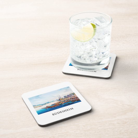 Rüdesheim, Deutschland 01B Getränkeuntersetzer (Rechte Seite)