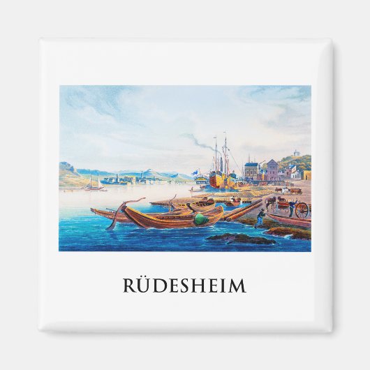 Rüdesheim, Deutschland 01B Magnet (Vorne)