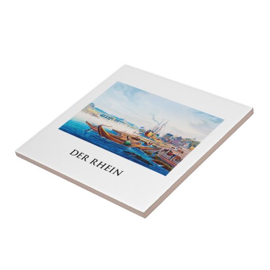 Rüdesheim, Deutschland 01C Fliese (Seite)