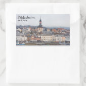 Rüdesheim Deutschland Rechteckiger Aufkleber (Tasche)