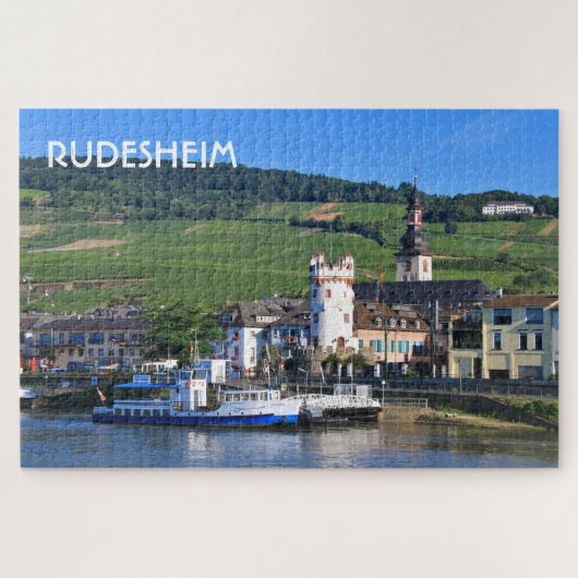 Rudesheim: Ferry boat, Germany Puzzle (Horizontal)