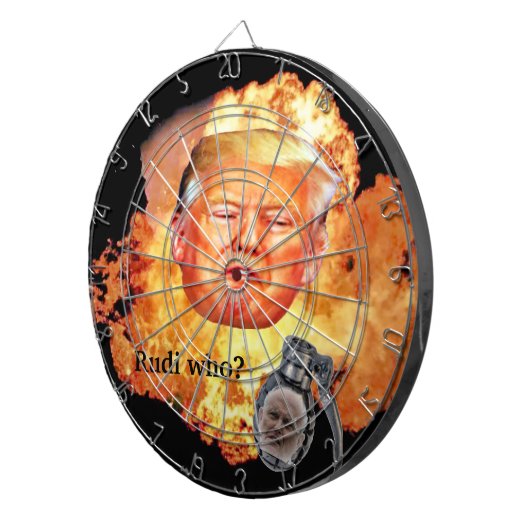 Rudi, die Explosion Dartscheibe (Vorderseite rechts)