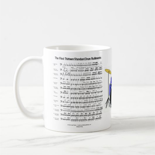 Rudiments Trommelausrüstung Kaffeetasse (Links)