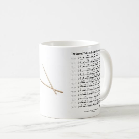 Rudimentsstöcke Kaffeetasse (VorderseiteRechts)