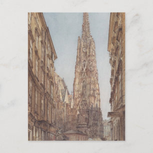 Rudolf Alt - Der Stephansdom in Wien Postkarte
