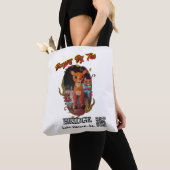 Rudolf bei Burger's an der Brücke Lake Havasu, Az; Tasche (Von Nahem)