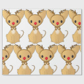 Rudolf Chihuahua Geschenkpapier (Flach)