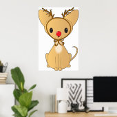 Rudolf Chihuahua Poster (Heimbüro)