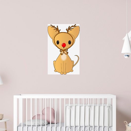 Rudolf Chihuahua Poster