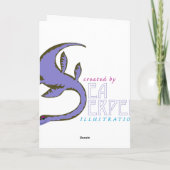 Rudolf Christmas Card Feiertagskarte (Rückseite)