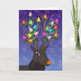 Rudolf Christmas Card Feiertagskarte