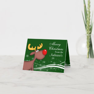 Rudolf Christmas Feiertagskarte