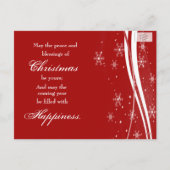 Rudolf Christmas Grußkarte Feiertagspostkarte (Rückseite)