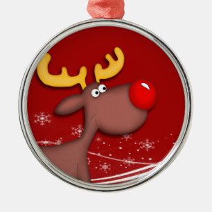 Rudolf Christmas Ornament Aus Metall