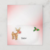 Rudolf Christmas Platzkarten (Außenseite Aufgefaltet)
