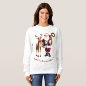 Rudolf der Rotnasen-Rentiere Sweatshirt (Vorne ganz)