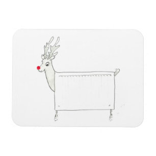 Rudolf des roten Nasenstrahlers Magnet