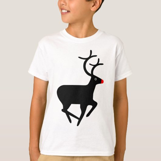 Rudolf die rote Nasenrinne T-Shirt (Vorderseite)