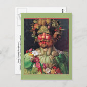 Rudolf II von Giuseppe Arcimboldo Postkarte (Vorne/Hinten)