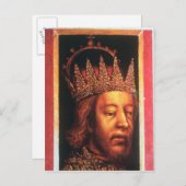 Rudolf IV, Kaiser Österreichs und Tirols, c.1360 Postkarte (Vorne/Hinten)