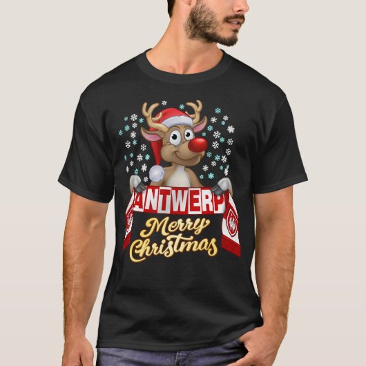 Rudolf met FanSjaal Antwerp T-Shirt (Vorderseite)