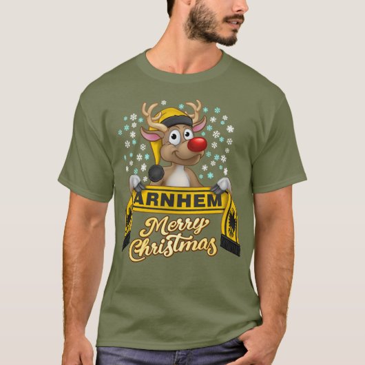 Rudolf met FanSjaal Arnhem T-Shirt (Vorderseite)